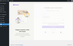 Page screenshot: Chative Live chat