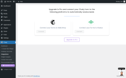 Page screenshot: Chaty &rarr; Integrations
