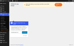 Page screenshot: Check & Log Email &rarr; Error Tracker
