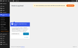 Page screenshot: Check & Log Email &rarr; Error Tracker