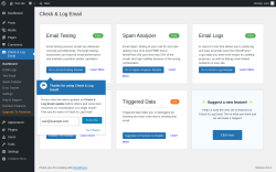 Page screenshot: Check & Log Email