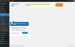 Page screenshot: Check & Log Email → Error Tracker