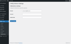 Page screenshot: Settings &rarr; CHEQ Enforce