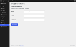 Page screenshot: CHEQ Enforce