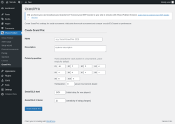 Page screenshot: Chess Podium &rarr; Grand Prix