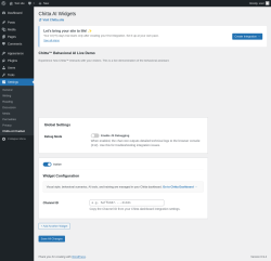 Page screenshot: Settings &rarr; Chitta AI Chatbot