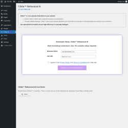 Page screenshot: Chitta AI 