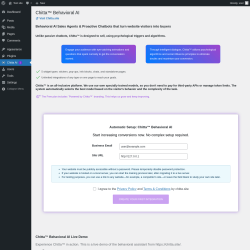 Page screenshot: Chitta AI 
