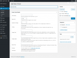 Page screenshot: Guitar Chords → Add New