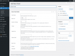 Page screenshot: Guitar Chords → Add New
