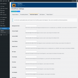 Page screenshot: ChordPress → VexChords Options
