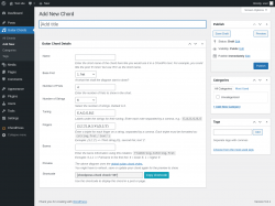 Page screenshot: Guitar Chords → Add New