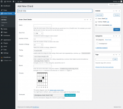 Page screenshot: Guitar Chords → Add New