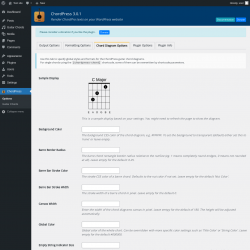Page screenshot: ChordPress → Chord Diagram Options