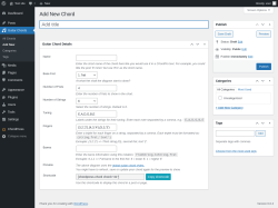 Page screenshot: Guitar Chords → Add New