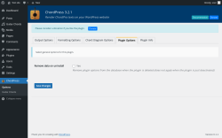 Page screenshot: ChordPress → Plugin Options
