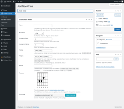 Page screenshot: Guitar Chords → Add New Chord