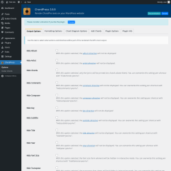 Page screenshot: ChordPress