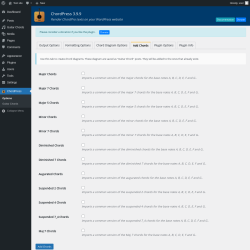 Page screenshot: ChordPress → Add Chords
