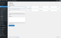 Page screenshot: Clasify Classified → Features