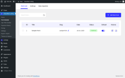 Page screenshot: Classified Listing → Form Builder