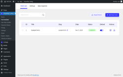 Page screenshot: Classified Listing → Form Builder