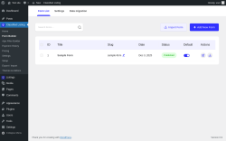 Page screenshot: Classified Listing → Form Builder