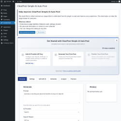 Page screenshot: AI Auto Post