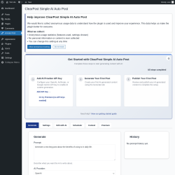 Page screenshot: AI Auto Post
