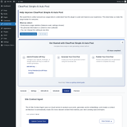 Page screenshot: AI Auto Post &rarr; 
				Context			