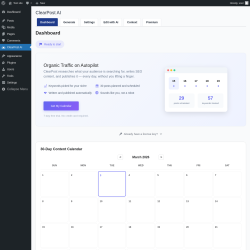 Page screenshot: ClearPost AI