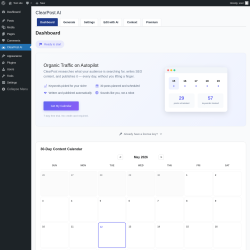 Page screenshot: ClearPost AI