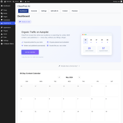 Page screenshot: ClearPost AI