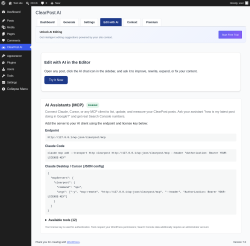Page screenshot: ClearPost AI &rarr; 
				Edit with AI			