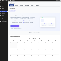 Page screenshot: ClearPost AI