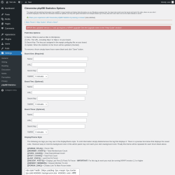 Page screenshot: Settings → phpBB Statistics