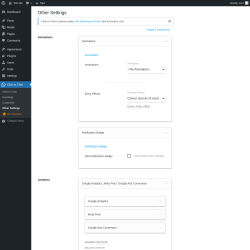 Page screenshot: Click to Chat → Other Settings