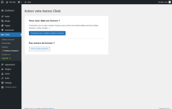 Page screenshot: Clielo &rarr; 🔑 Activer la licence