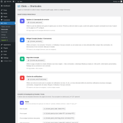 Page screenshot: Clielo &rarr; Shortcodes