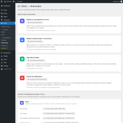 Page screenshot: Clielo &rarr; Shortcodes