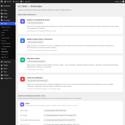 Page screenshot: Clielo &rarr; Shortcodes