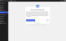 Page screenshot: Clielo &lsaquo; Test site &mdash; WordPress