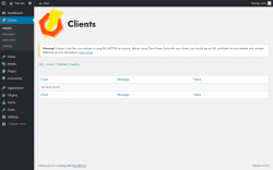 Page screenshot: Clients