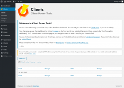 Page screenshot: Clients