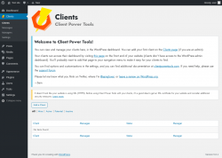Page screenshot: Clients