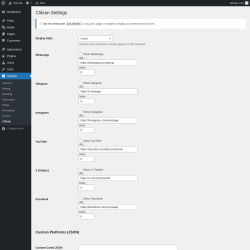 Page screenshot: Settings → Clikran