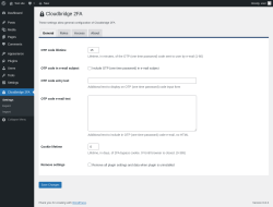 Page screenshot: Cloudbridge 2FA