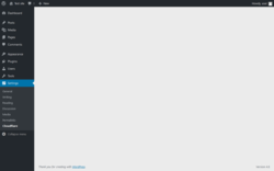 Page screenshot: Settings &rarr; Cloudflare