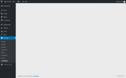 Page screenshot: Settings  &rarr; Cloudflare