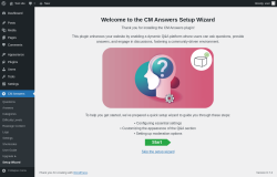 Page screenshot: CM Answers → Setup Wizard